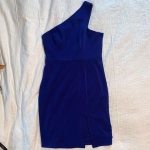 One Shoulder scuba dress